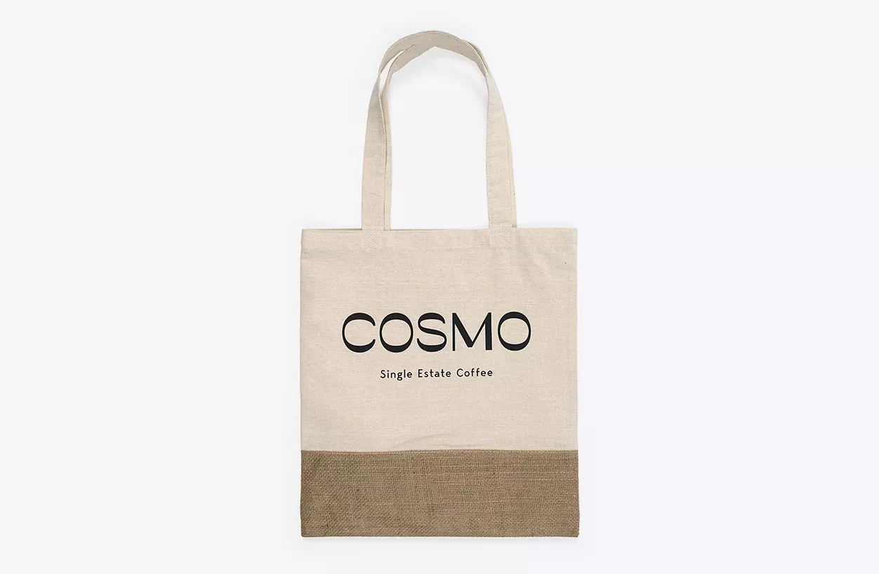 einkaufstasche baumwolltasche cotton bag cosmo coffee